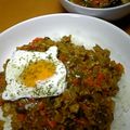 さぁリン's cooksnap of when they made 簡単＆ﾍﾙｼｰドライカレー☆即席温玉付き.