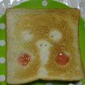 ＊ひまりり's cooksnap of when they made ღ不思議なお絵描きトーストღ.