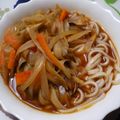 cheesedog's cooksnap of when they made 野菜たっぷりカレーうどん.