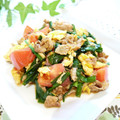 Kenmamac's cooksnap of when they made 豚ニラたまとトマト炒め✿.