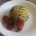 イシス女神's cooksnap of when they made ニラともやしの焼き飯.