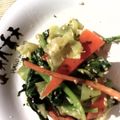sorysmt's cooksnap of when they made ほうれんそう・キャベツ・にんじんの磯和え.