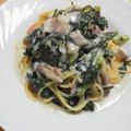 teddyママ's cooksnap of when they made ゆず胡椒風味の豆乳パスタ.