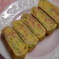 ブー吉's cooksnap of when they made 超簡単★かにかまの玉子焼き♪.