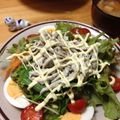 パダワンめぐっこ's cooksnap of when they made 鶏胸肉と残り野菜で絶品♪サラダうどん★.