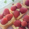 ふりるチョコ's cooksnap of when they made 苺のプチカスタードパイ.