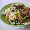 putimiko's cooksnap of when they made きのこたっぷり☆和風パスタ.