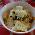 カバゴン's cooksnap of when they made 炊飯器で簡単　たけのこと桜えびのおこわ.