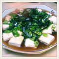 夢アキ's cooksnap of when they made めんつゆで☆揚げない☆揚げ出し豆腐☆.