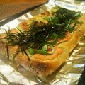 Ｔ，ＳＡＥＫＯ's cooksnap of when they made ＊カリカリ油揚げの一口明太ピザ＊.