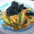 かなた0202's cooksnap of when they made きゅうりとｷﾑﾁのピリ辛あえ.