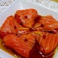 puniＫ's cooksnap of when they made お花見気分〜✿サーモンの簡単おつまみ✿〜.