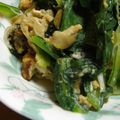 xerikok's cooksnap of when they made 小松菜とじゃこのごま油炒め.