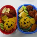 れいかちゃん's cooksnap of when they made キャラ弁プーさん.