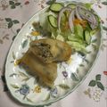 yesmama's cooksnap of when they made 家族争奪簡単エビチーズ春巻き♡餃子にも◎.