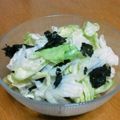 emomii's cooksnap of when they made レタスと海苔のサラダ.