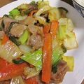 Marrietty's cooksnap of when they made 豚バラキャベツ辛味噌炒め♪.