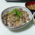 翔鷲屠脚's cooksnap of when they made ☆簡単！夢中で食べちゃう豚丼☆.