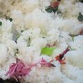 かぴーな's cooksnap of when they made 桜とほうれん草のおにぎり.