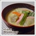 オレンジデイ's cooksnap of when they made ☆さといもベーコン☆酒粕入り味噌汁.