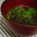 kamu蔵's cooksnap of when they made ちょこ飯★海苔の汁物.