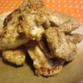 あーるまーく's cooksnap of when they made 香ばしい♫豚肉のゴマ花椒衣焼き.