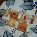 toshiebaba's cooksnap of when they made 焼き鳥ならぬ焼きちくわ.