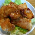 おぶうさま's cooksnap of when they made ザクッ☆とポクテキ丼.