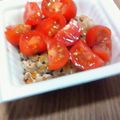ゆう★、's cooksnap of when they made 簡単！美味しいトマト納豆.