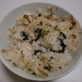 しょこな☆'s cooksnap of when they made 【簡単】なめたけ＆わかめ炊き込みご飯.