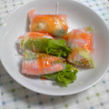 コロすけ☆'s cooksnap of when they made あるもので簡単!!生春巻き.