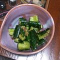 こはくたん's cooksnap of when they made たたき胡瓜の梅肉和え.