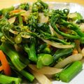 mmameco's cooksnap of when they made 春の3色彩り野菜炒め.