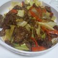 ゆっくんＭＡＭＡ's cooksnap of when they made 牛こま肉でコチュごま炒め.