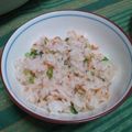 どらど～ら's cooksnap of when they made 大根葉と鮭フレークの菜飯.