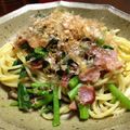 くるニャンシ's cooksnap of when they made 菜の花とベーコンの和風パスタ♪.
