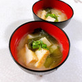 みぽぽ37's cooksnap of when they made じゃがいもと厚揚げのお味噌汁.