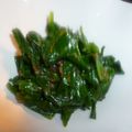 マリーゆう子's cooksnap of when they made シリコンスチーマーでニラのお浸し.