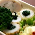 noamanma's cooksnap of when they made ☆お弁当に☆ちくわのほうれん草詰め.