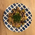 neko＊and…'s cooksnap of when they made 梅干しで☆豚ばら肉となすの大葉梅肉炒め.