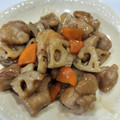 くらら♪☆'s cooksnap of when they made 簡単にもう一品☆鶏と蓮根の甘酢炒め煮.