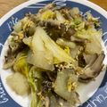 ねこねこさーん's cooksnap of when they made 鶏がらの素で簡単！白菜としめじの卵炒め.