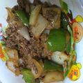 いずか's cooksnap of when they made ピーマンと玉ねぎの肉味噌炒め☆.
