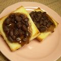 あや村's cooksnap of when they made 簡単朝食♪小倉バタートースト.