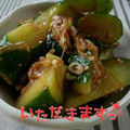 あきひゃ's cooksnap of when they made 簡単・和えるだけ★きゅうりキムチ★.