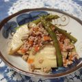 nobapHaMo's cooksnap of when they made 筍の✿春の彩り✿そぼろ煮.