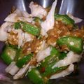 ラーメンひよこまま's cooksnap of when they made ＊鶏ムネ肉とオクラの梅かつお和え＊.