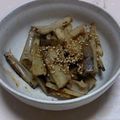 ゆ〜ぽこ☆'s cooksnap of when they made お弁当おかず☆簡単☆れんこんポリポリ炒め.