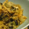 gongmei's cooksnap of when they made なすと油揚げの卵とじ.