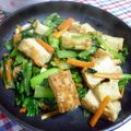 さらだaaa's cooksnap of when they made 厚揚げ小松菜の☆ごまだれ塩麹炒め.